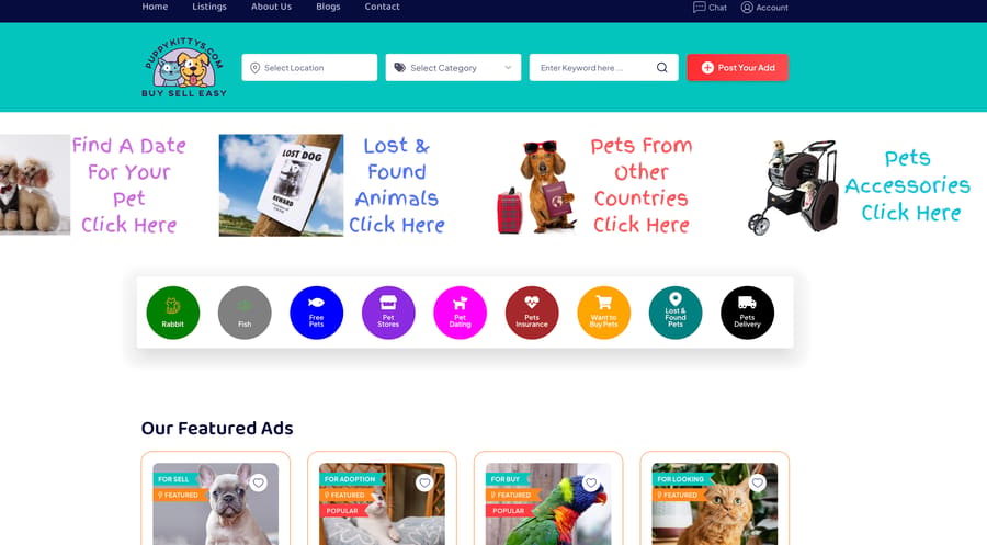 Pets Marketplace